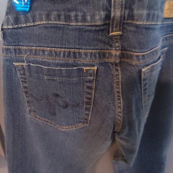 Guess Blue Jeans Daredevil Stretch Low Rise Boot Cut Size 27 - Picture 9 of 11